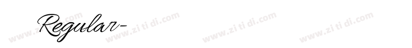 小考拉体 Regular字体转换